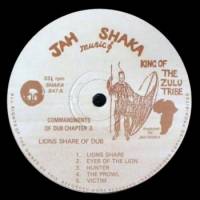 Jah Shaka - COMMANDMENTS OF DUB 3 - LION'S SHARE OF DUB : LP