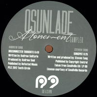 Osunlade - Atonement (12” Sampler) : 12inch