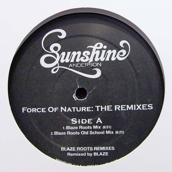 Sunshine Anderson - Force Of Nature: The Remixes : 12inch