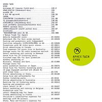 Aphex Twin - Syro : 3LP