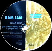Ram Jam / Wild Cherry - Black Betty / Play That Funky Music : 12inch