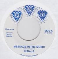 Initials - Message In The Music : 7inch