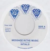 Initials - Message In The Music : 7inch