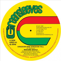 英12” Wailing Souls Kingdom Rise Kingdom Fall / A Day Will Come GRED43 GREENSLEEVES RECORDS /00250 Wailing Souls – Kingdom Rise Kingdom Fall – Vinyl (12