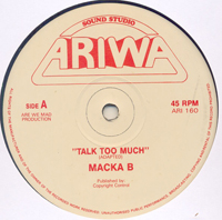Macka B - Talk Too Much  / Salute : 12inch