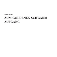 Zum Goldenen Schwarm - Aufgang : 2x12inch
