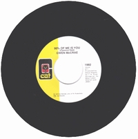 Gwen McCrae - 90% Of Me Is You / It's Worth The Hurt