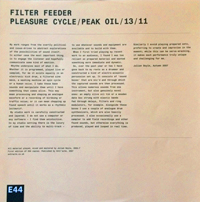 Filter Feeder - Pleasure Cycle/Peak Oil/13/11