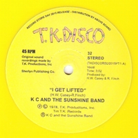 K C & The Sunshine Band - I Get Lifted - (Todd Terje Edit) : 10inch