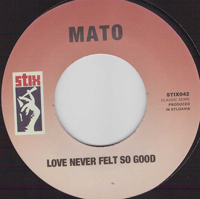 Mato - Love Never Felt So Good / All About That Bass : 7inch