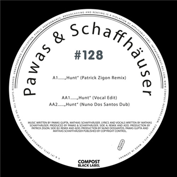 Pawas & Schaffhauser - Compost Black Label 128 : 12inch