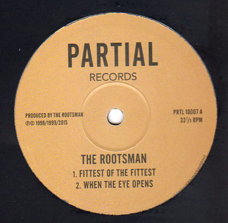 The Rootsman - Fittest of the Fittest / Only Jah : 10inch