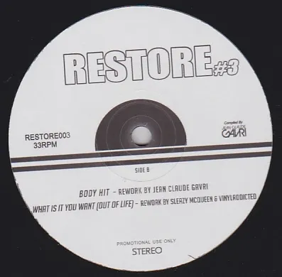 Various - RESTORE #3 : 12inch