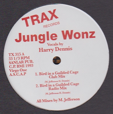 Jungle Wonz - Bird In A Guilded Cage : 12inch