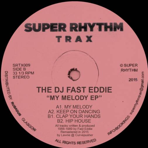 The Deejay Fast Eddie - My Melody EP : 12inch