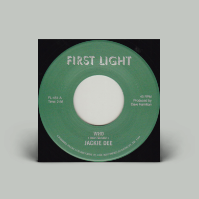 FIRST LIGHT レコード JACKIE DEE O.C. TOLBERT Jackie Dee - Who / OC Tolbert (Vinyl) | NEWTONE RECORDS