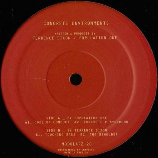 Terrence Dixon Vs Population One - Concrete Environments EP : 12inch