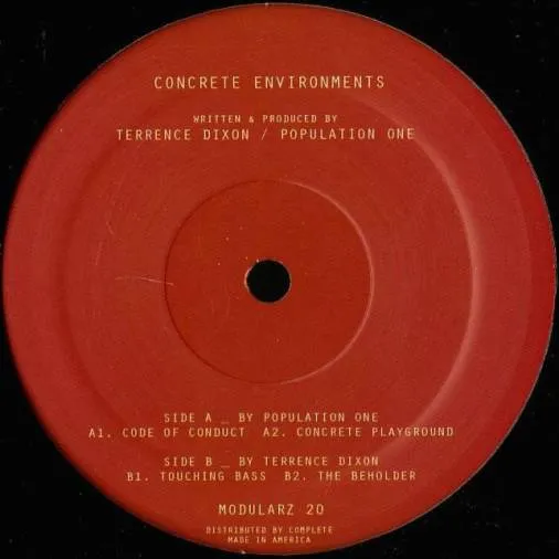 Terrence Dixon Vs Population One - Concrete Environments EP : 12inch