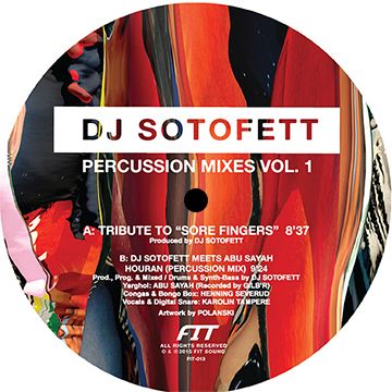 DJ Sotofett - Percussion Mixes Vol 1. : 12inch