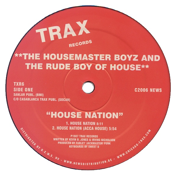 The Housemaster Boyz And The Rude Boy Of House - House Nation : 12inch