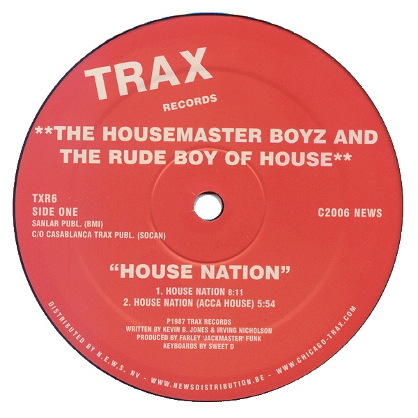 The Housemaster Boyz And The Rude Boy Of House - House Nation : 12inch