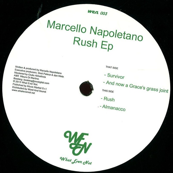 Marcello Napoletano - Rush EP : 12inch