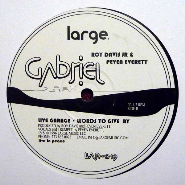 Roy Davies Jr & Peven Everett - Gabriel : 12inch