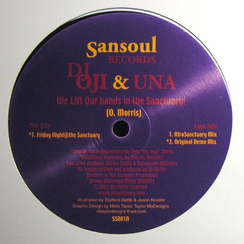 DJ Oji / Una - We Lift Our Hands In The Sanctuary : 12inch