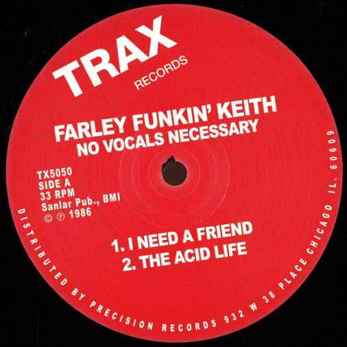 Farley Funkin' Keith - NO VOCALS NECESSARY : 2x12inch