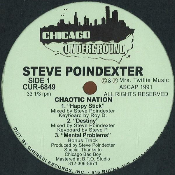 Steve Poindexter - Chaotic Nation : 12inch