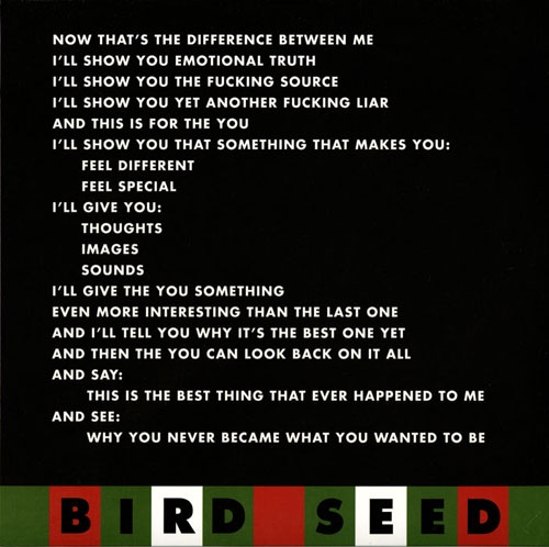 Whitehouse - Bird Seed