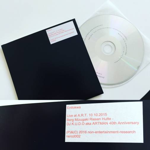 Enitokwa - Live at A.R.T. 10.10.2015 Berg Mizugaki Riesen Hutte - DJ K.U.D.O aka ARTMAN 40th Anniversary