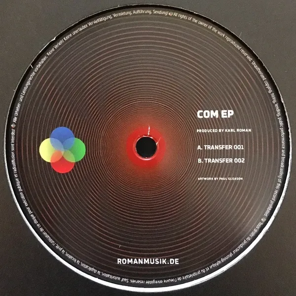 Karl Roman - Com EP : 12inch