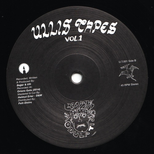 Ulli / Tom Ace / Bejjer - Ullis Tapes Vol. 1 : 12inch