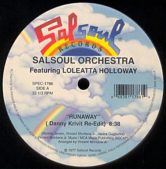 The Salsoul Orchestra - Runaway / Salsoul Rainbow (Danny Krivit Re-Edits) : 12inch