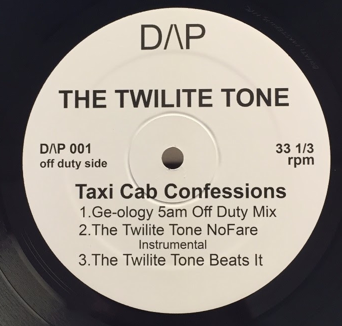 The Twilite Tone - Taxi Cab Confessions (Ge-ology Remix) : 12inch