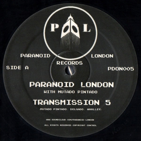 Paranoid London - Transmission 5 : 12inch