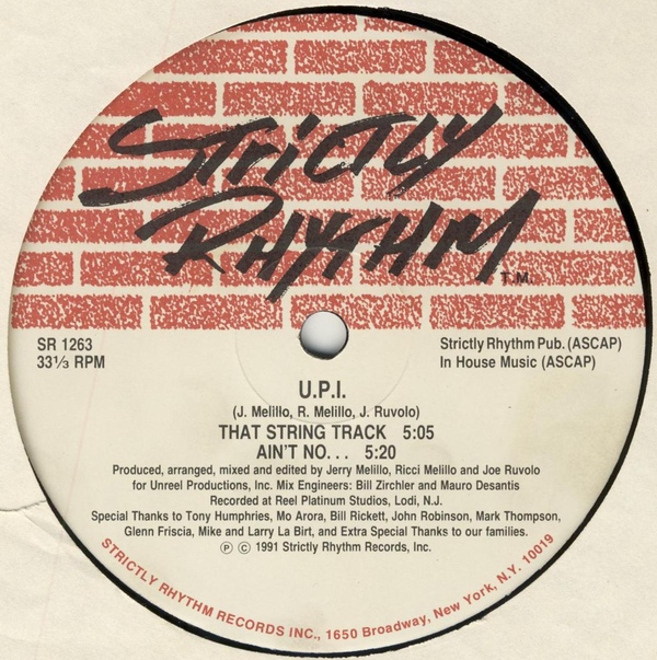 U.P.I. - That String Track : 12inch