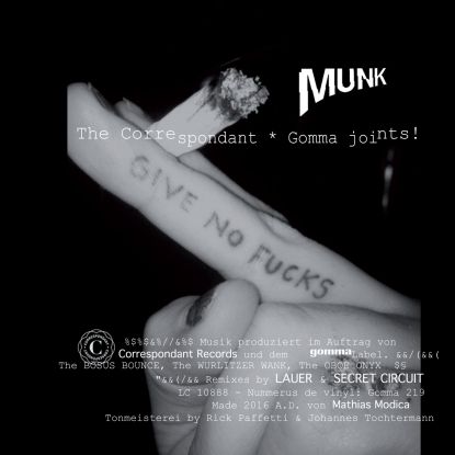 Munk - The Correspondant Gomma Joints : 12inch