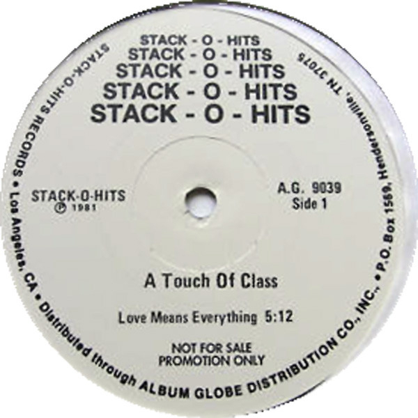 A Touch Of Class - Love Means Everything
