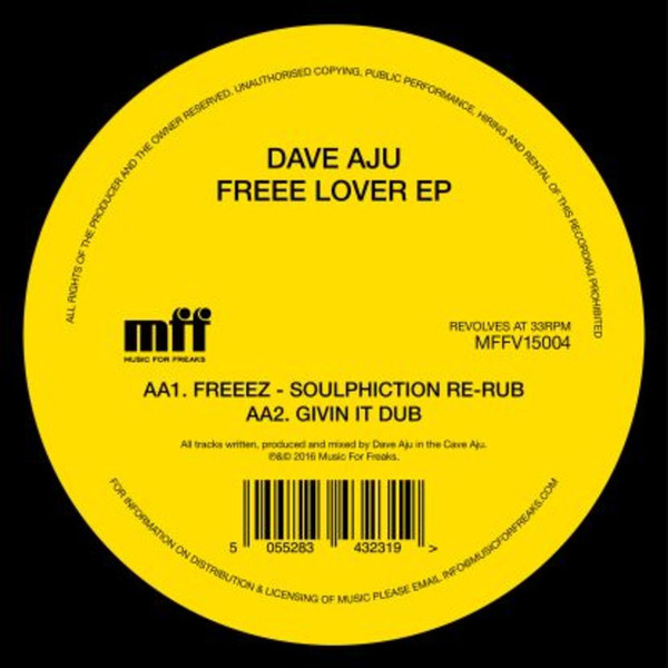 Dave Aju - Free Lover EP