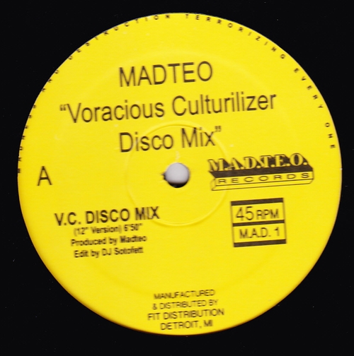 Madteo - Voracious Culturilizer Disco Mix : 12inch
