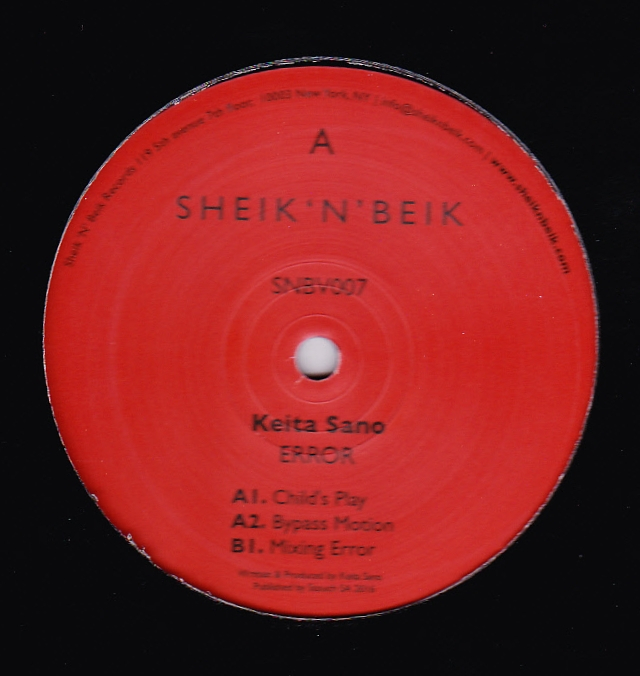 Keita Sano - Error EP