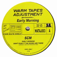 Scm / Jordan Fields - Early Morning : 12inch