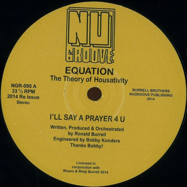 Equation - The Theory Of Housativity : 12inch