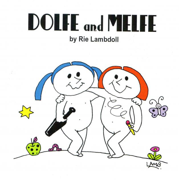 Rie Lambdoll - DOLFE and MELFE : BOOK + MIX CD + STICKER