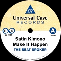 The Beat Broker - Satin Kimono