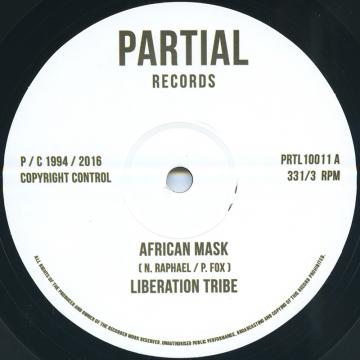 Liberation Tribe / Paul Fox - African Mask / Writing on the Wall : 10inch