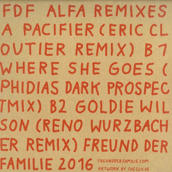Freund Der Familie - ALFA Remixies #3 : 10inch