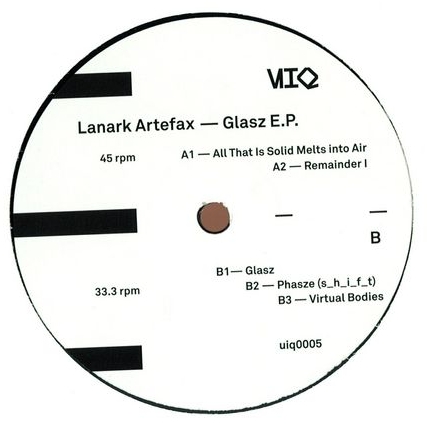 Lanark Artefax - Glasz E.P. : 12inch